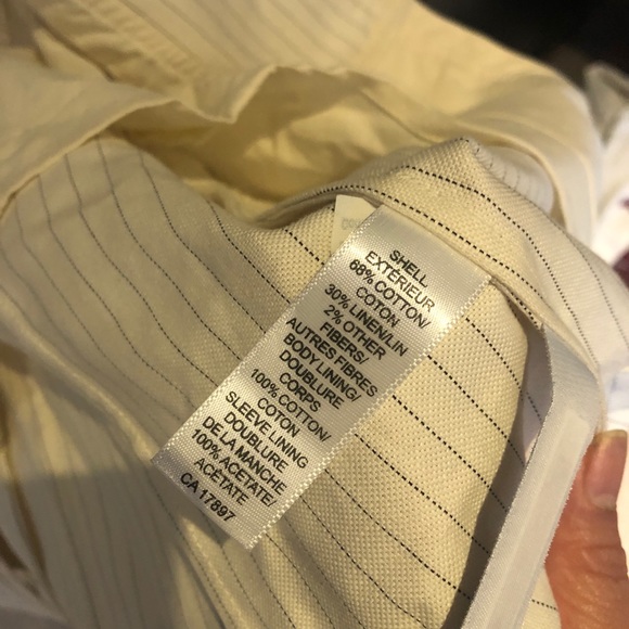 Banana Republic linen pinstripe blazer - Picture 7 of 13